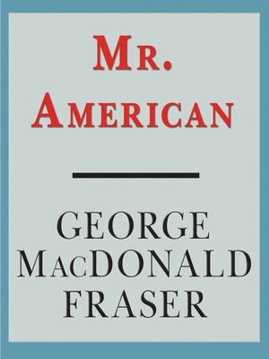 cover image of Mr. American